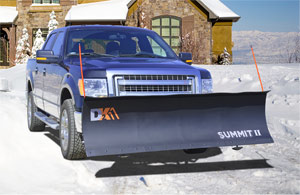 DK2 SUMMIT II SNOWPLOW ON TRUCK